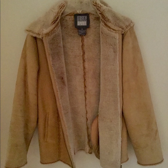 Bill Blass Sport faux suede fur lined coat - Picture 4 of 7